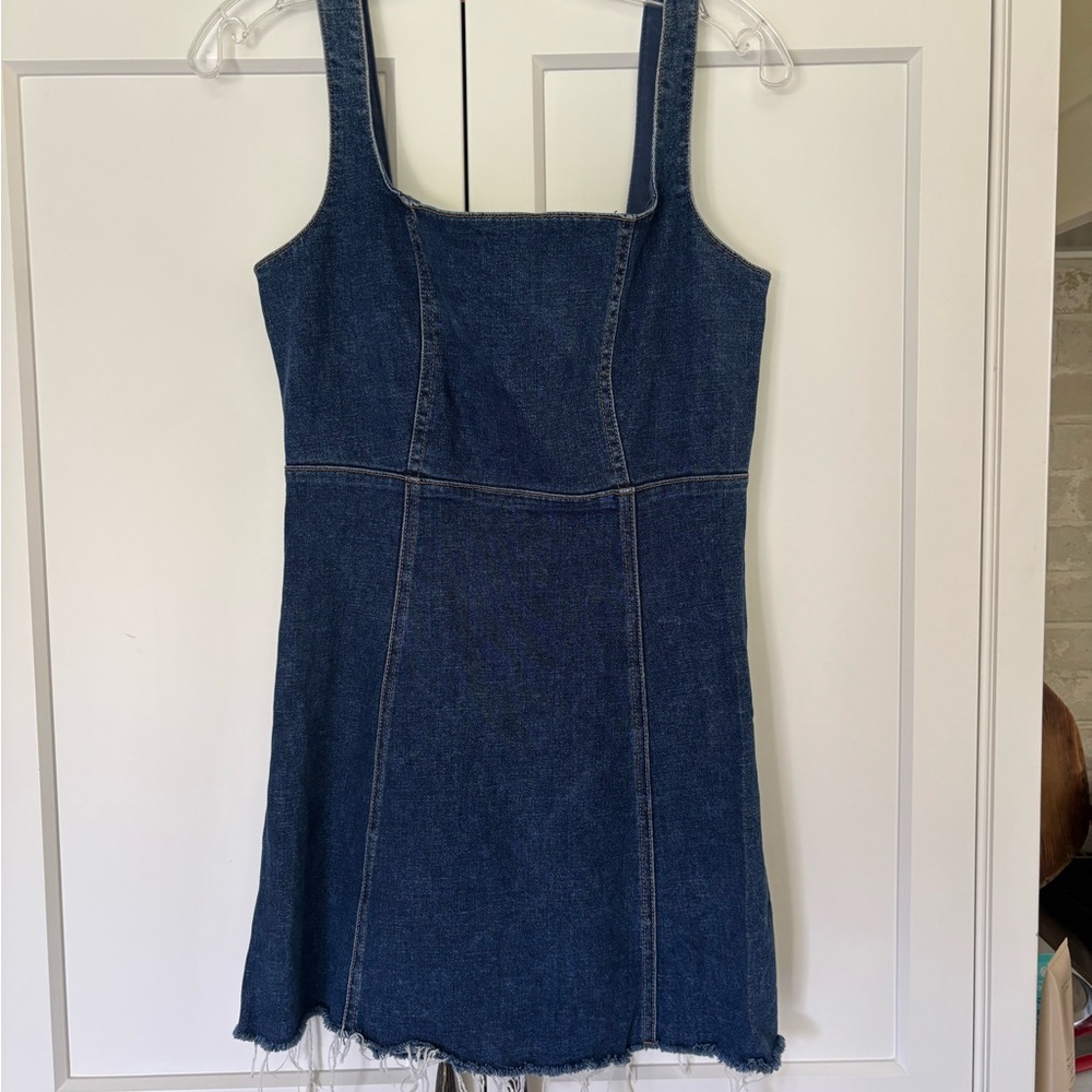 Lovers + Friends Dark Denim Mini Dress - Picture 4 of 7